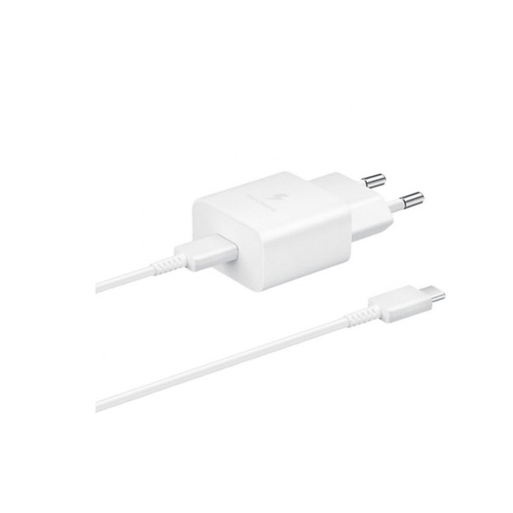samsung cargador samsung ep - t1510xwegeu usb - c 15w + cable usb - c blanco