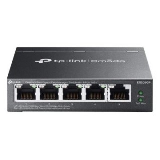 tp-link tp-link omada 5-port gigabit easy managed switch with 4-port poe+port: 4× gigabit poe+ port