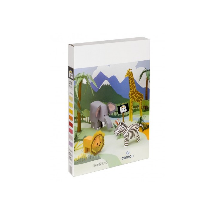 canson expositor 200 hojas cartulina iris 50x65 surtidas guarro canson c200004696