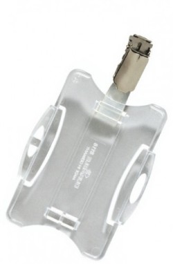 durable caja de 25 identificadores para tarjetas seguridad simple con pinza 54x85mm  durable 8118-19