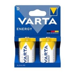 varta blister pilas varta alcalinas energy lr20 d -  2 pilas