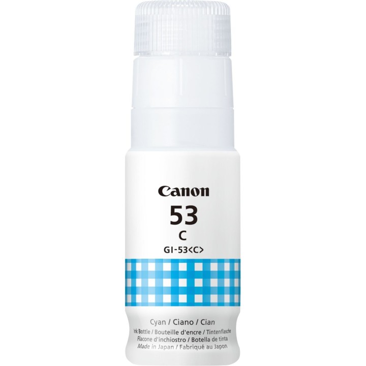 canon botella tinta canon gi - 53c cian