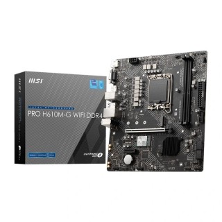 msi placa base pro h610m-g wifi ddr4 matx 1700