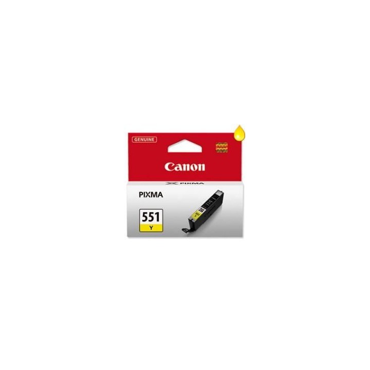 canon cartucho tinta canon cli - 551y amarillo mg6350 - mg5450