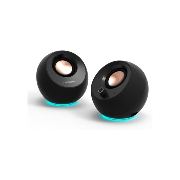 creative labs creative altavoz pebble pro 2.0 black bluetooth