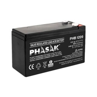 phasak bateria phasak phb 1209 compatible para sais 9ah 12v acido - plomo