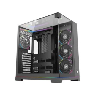 torre atx xyz tesseract a-rgb black 4xvent 120mm argb cpu max 165mm gpu max 400mm