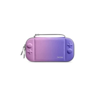 funda tomtoc nintendo switch 2 fancycaseg05 purple ranura para 12 juegos