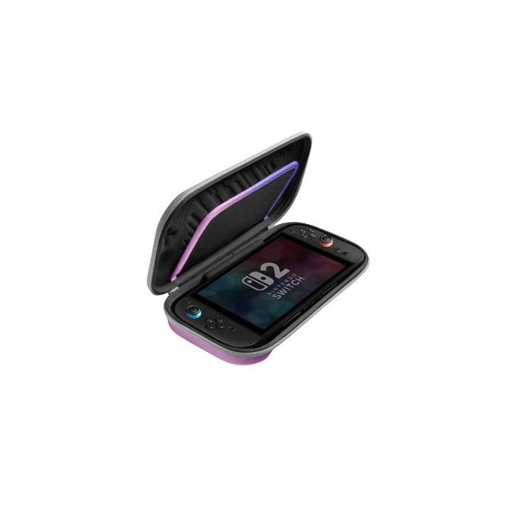 funda tomtoc nintendo switch 2 fancycaseg05 purple ranura para 12 juegos