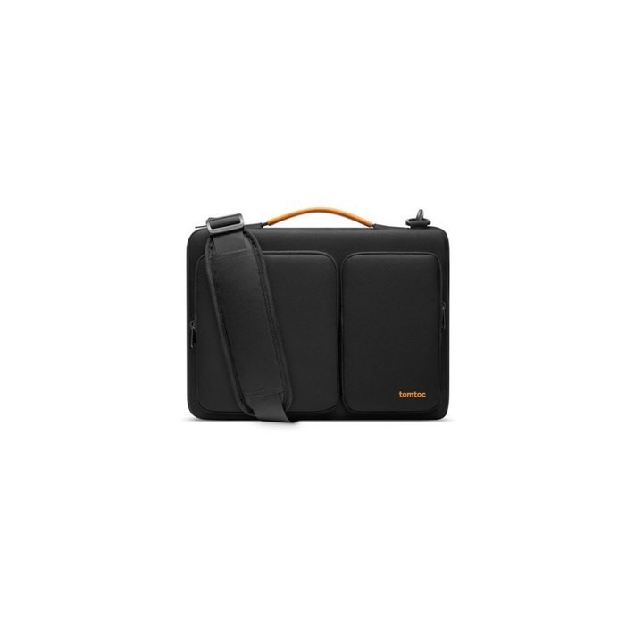 maletin portatil 14  tomtoc defender a42 black incluye asa de hombro refuerzo cornerarmor