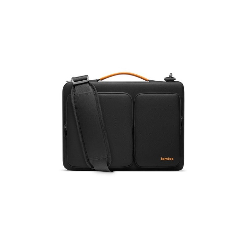 maletin portatil 16  tomtoc defender a42 black incluye asa de hombro refuerzo cornerarmor