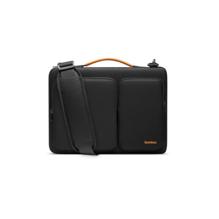 maletin portatil 16  tomtoc defender a42 black incluye asa de hombro refuerzo cornerarmor