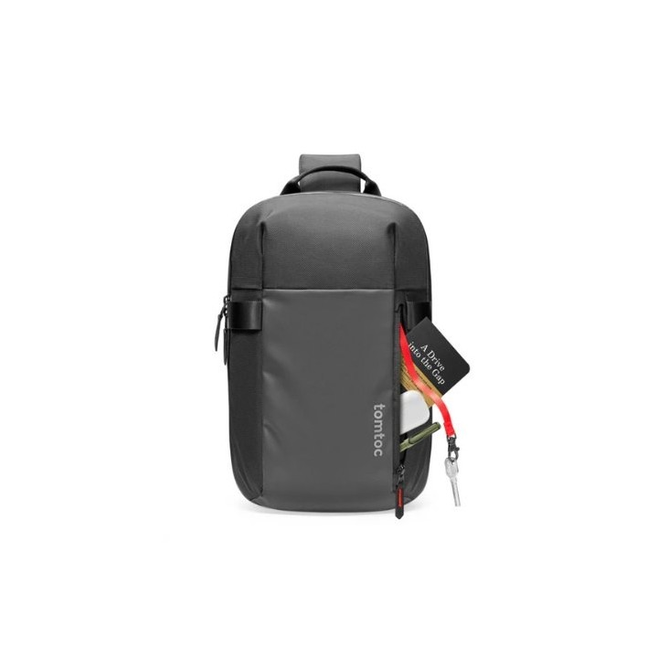 bolso bandolera tomtoc navigator t24 black m 7l tela impermeable