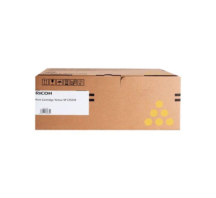 ricoh aficio sp c252 toner original amarillo 6k
