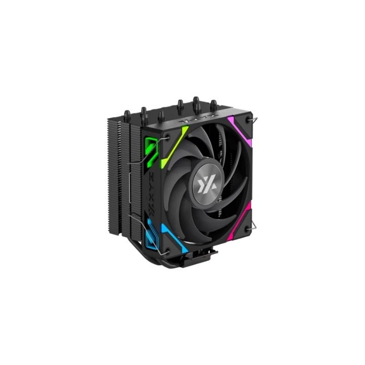 disipador xyz thermax 4 black 120mm multisocket argb 18,5db 200rpm