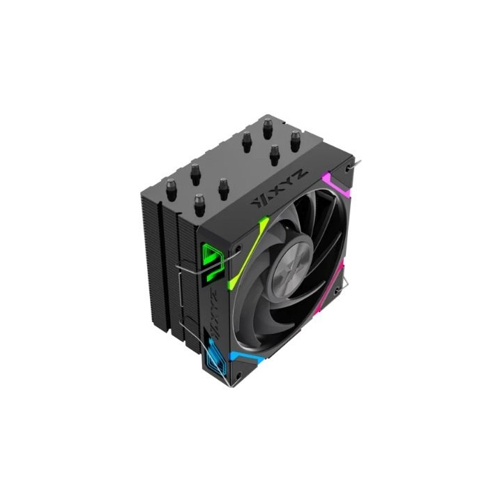 disipador xyz thermax 4 black 120mm multisocket argb 18,5db 200rpm