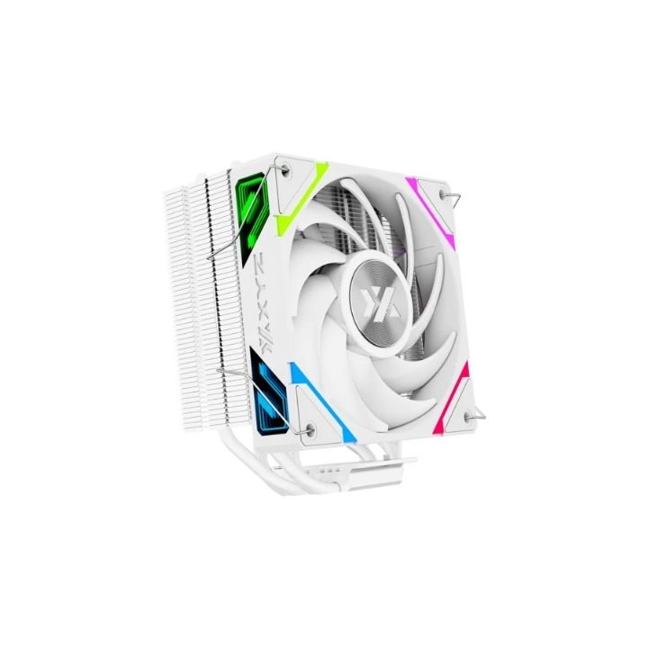 disipador xyz thermax 4 white 120mm multisocket argb 18,5db 200rpm