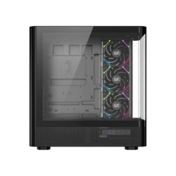 torre atx xyz quantum black 4xvent 120mm argb cpu max 180mm gpu max 400mm
