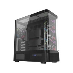 torre atx xyz quantum black 4xvent 120mm argb cpu max 180mm gpu max 400mm