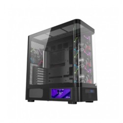 torre atx xyz quantum pro black 4xvent 120 argb cpu max 180mm gpu max 400mm