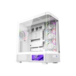 torre atx xyz quantum pro white 4xvent 120mm argb cpu max 180mm gpu max 400mm
