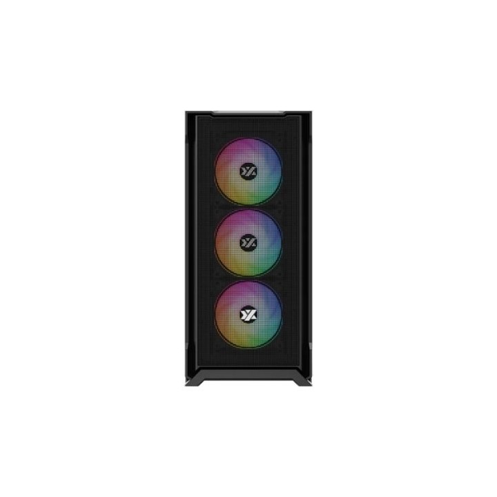 torre atx xyz airone 300 x mesh black 6xvent 120-140mm argb front glass