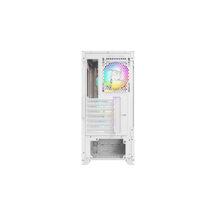 torre atx xyz airone 300 x mesh white 6xvent 120-140mm argb front glass