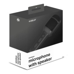 celly microfono para ninos inalambrico negro