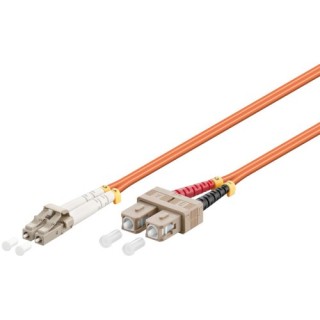 wp wp wpc-fp1-6lcsc-100 cable de fibra optica e infiniband 10 m lc sc naranja