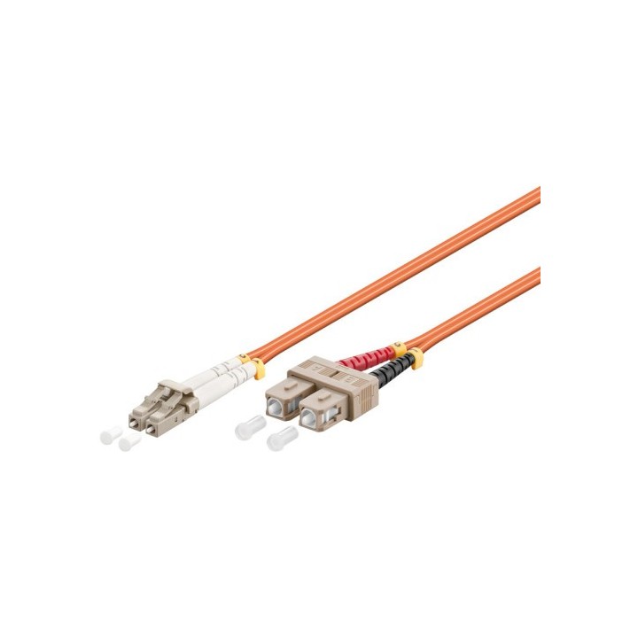 wp wp wpc-fp1-6lcsc-100 cable de fibra optica e infiniband 10 m lc sc naranja