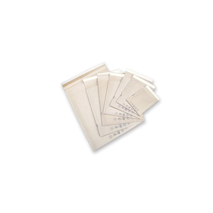 sam caja 50 bolsas eco air bag acolchada bicapa no 17 kraft autoadhesivo medida interior 240x340 mm