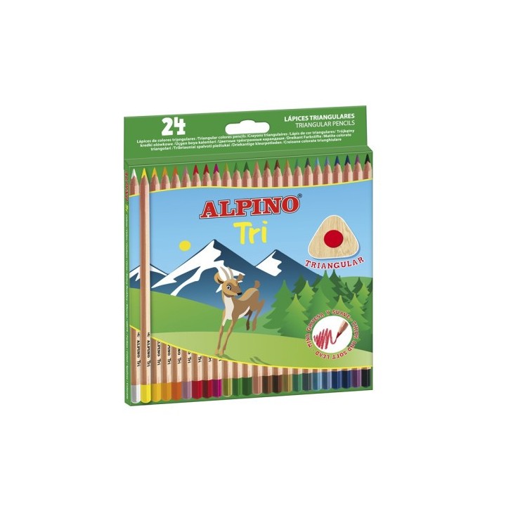 alpino alpino al000129 laapiz de color multicolor 24 pieza(s)
