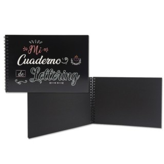 bismark bismark cuaderno a5 lettering negras 180 g/m2 - 32 hojas