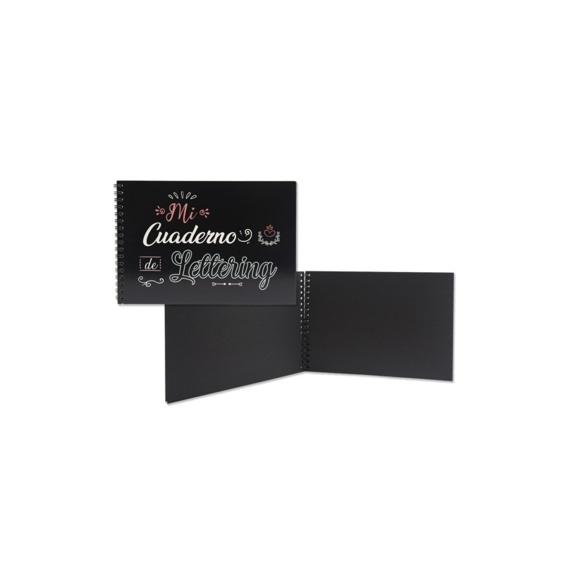 bismark bismark cuaderno a5 lettering negras 180 g/m2 - 32 hojas