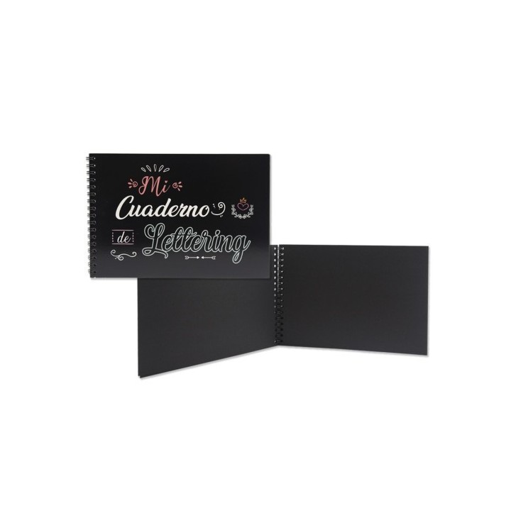 bismark bismark cuaderno a5 lettering negras 180 g/m2 - 32 hojas