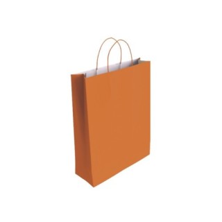 bismark bismark 329834 bolsa de papel naranja  pack: 25 unidades
