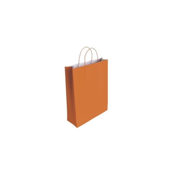 bismark bismark 329834 bolsa de papel naranja  pack: 25 unidades