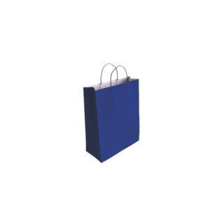 bismark bismark 329828 bolsa de papel azul  pack: 25 unidades