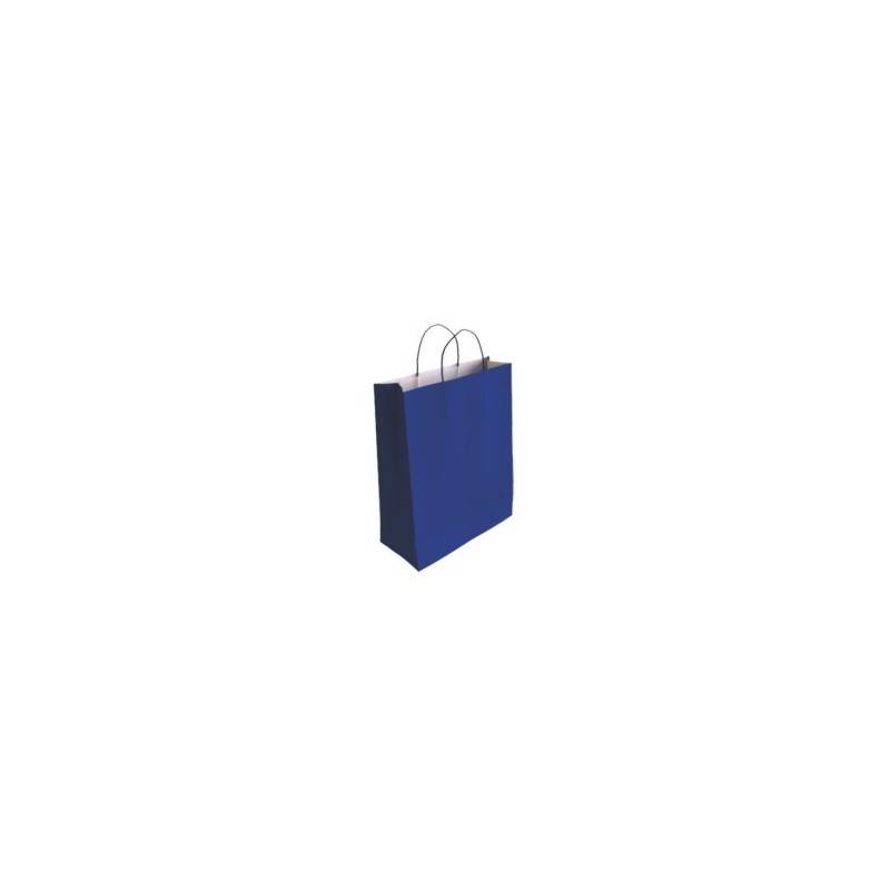 bismark bismark 329828 bolsa de papel azul  pack: 25 unidades