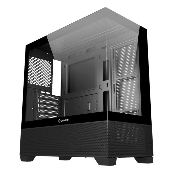 unykach caja ordenador gaming unykach revelat uk121801 atx cristal templado negra