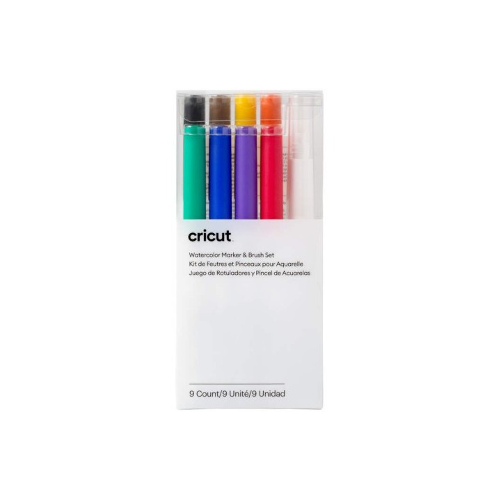 cricut cricut 2009979 marcador 8 pieza(s) negro, azul, verde, naranja, purpura, rojo, amarillo