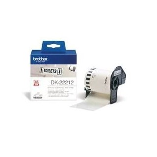 brother etiquetas cinta continua brother pelicula plastica blanca dk22212 29mmx30.48 ql - 1050 -  ql