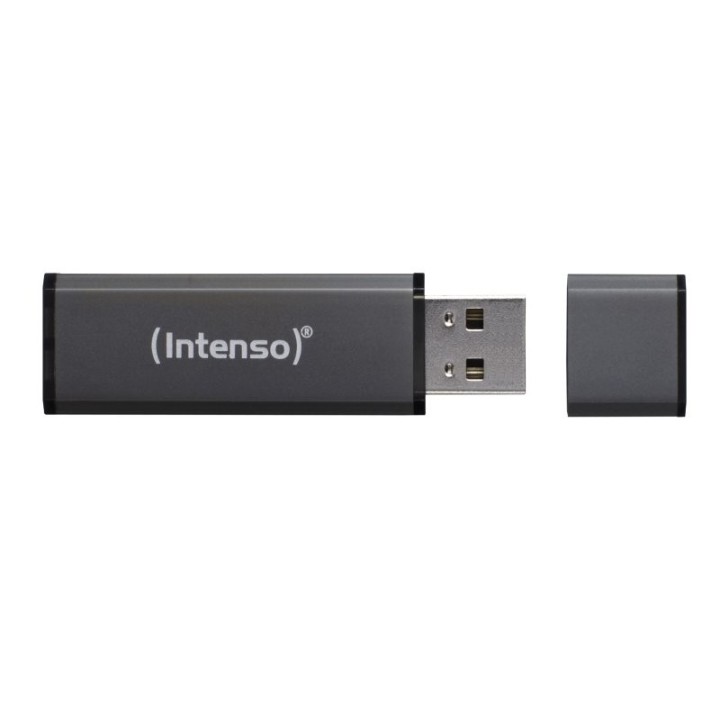 intenso 3521495 lapiz usb 2.0 alu 128gb antracita