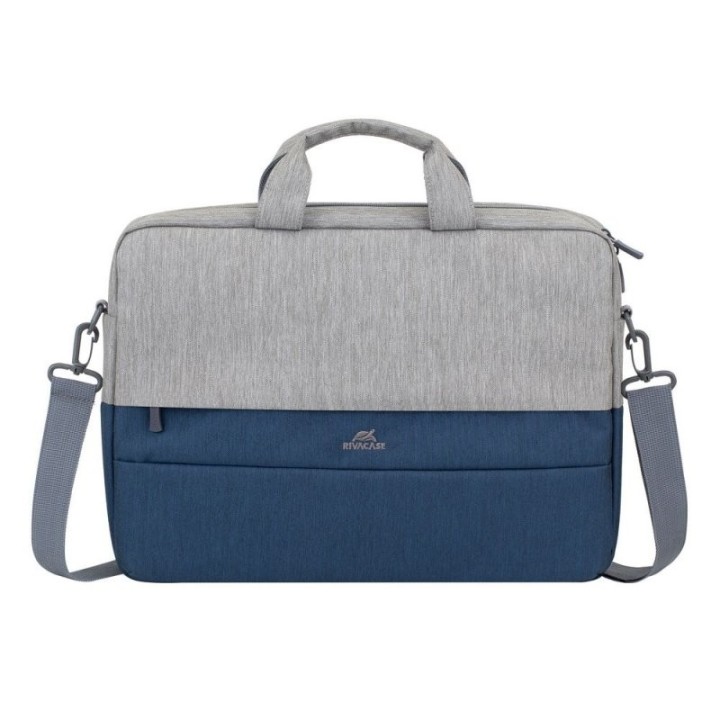 rivacase 7532 grey/blue prater maletin 15,6 gris-