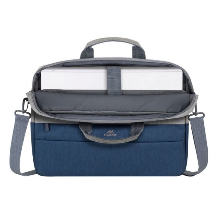 rivacase 7532 grey/blue prater maletin 15,6 gris-