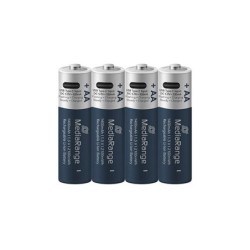 pilas recargables mediarange aa 1.5v 1400mah 4pack