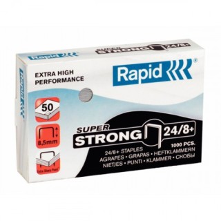 rapid caja 1000 grapas 24/8+ mm.super strong galvanizada rapid 24858500