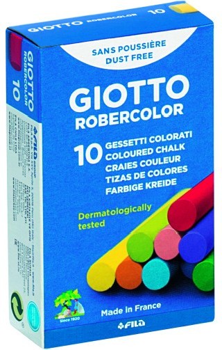 giotto caja 10 tizas colores surtidos giotto f538900