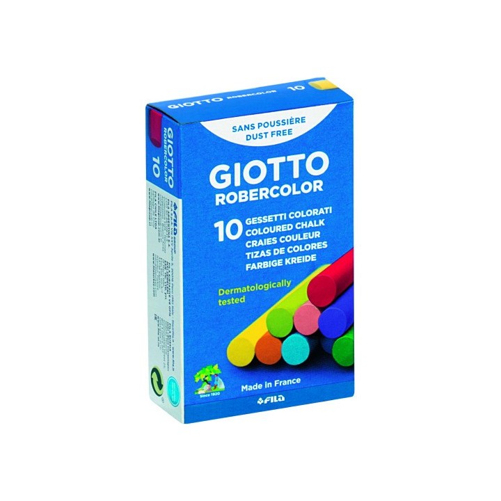 giotto caja 10 tizas colores surtidos giotto f538900