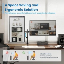 ewent ew1512 soporte mesa 2 monitor 13-32